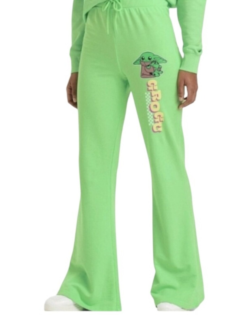#A44 Star Wars Neon Green Grogu Lounge Pants